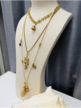 Sautoir multi-rang "Anastasia"