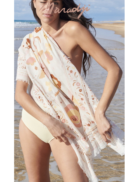 Grand foulard carré « Balkan » de la collection Maradji