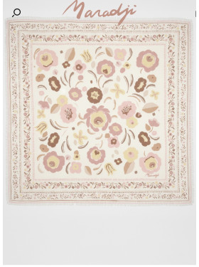 Grand foulard carré « Balkan » de la collection Maradji