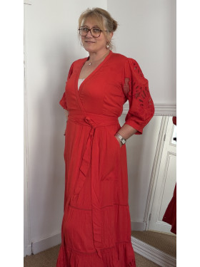Robe longue "Tulipe" de la collection René Derhy