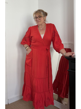 Robe longue "Tulipe" de la collection René Derhy