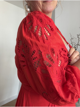 Robe longue "Tulipe" de la collection René Derhy