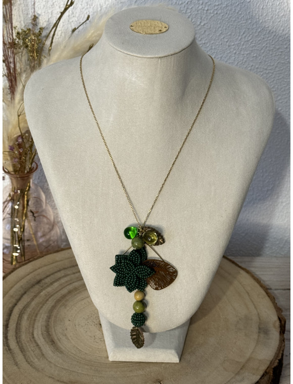 Collier "esprit vert"