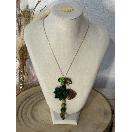 Collier "esprit vert"