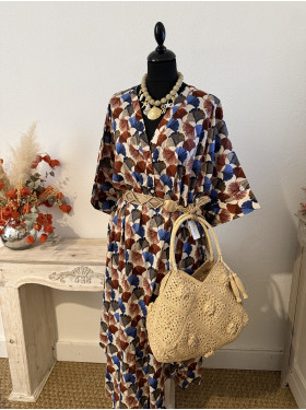 Robe de plage "Jingo" en coton de la collection Atoll Palme