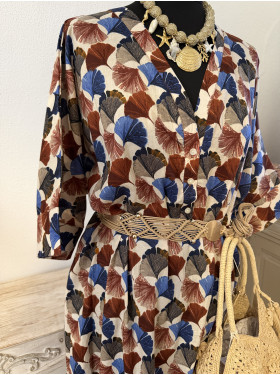 Robe de plage "Jingo" en coton de la collection Atoll Palme