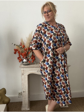 Robe de plage "Jingo" en coton de la collection Atoll Palme