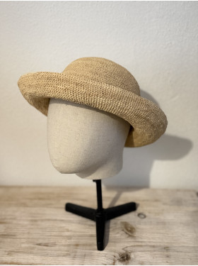chapeau "Clarisse " en raphia tressé
