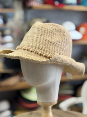 chapeau "Brandon" en raphia