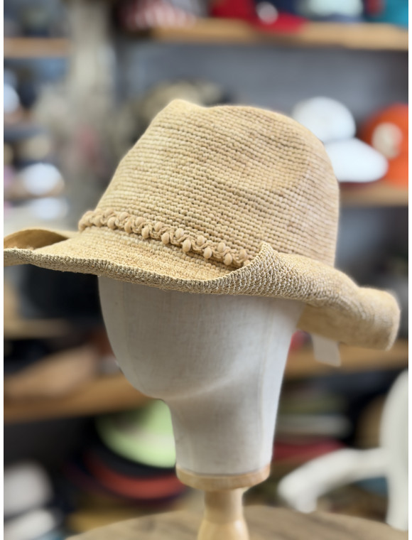 chapeau "Brandon" en raphia