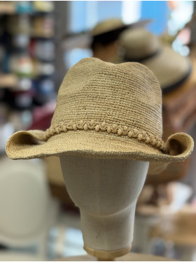 chapeau "Brandon" en raphia