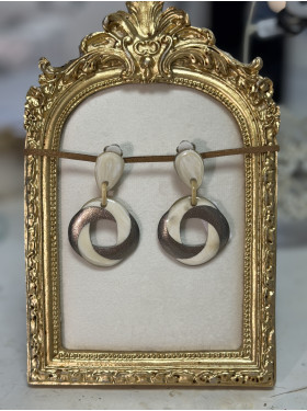 boucles d'oreilles à pince "Miranda" de la collection Soyang