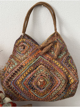 sac en raphia "Ramena Karo"