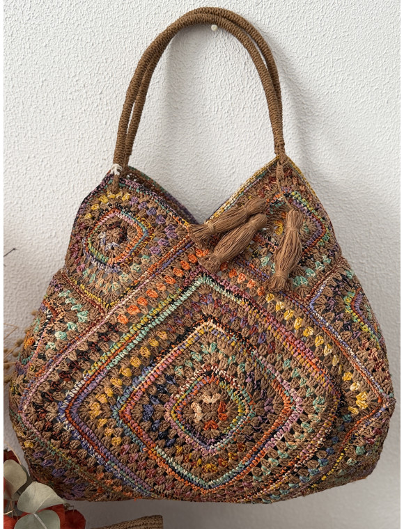 sac en raphia "Ramena Karo"