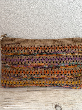 Pochette en raphia "Valentine"