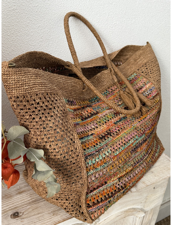 caba en raphia "Tsara maxi"