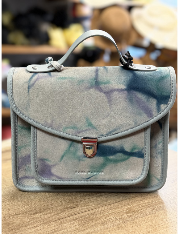 sac cuir "Mademoiselle George "Tye and Dye "de la collection Paul Marius