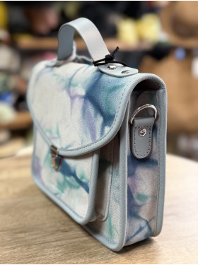 sac cuir "Mademoiselle George "Tye and Dye "de la collection Paul Marius