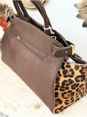 Sac caba "galop" Cuir et synthétique