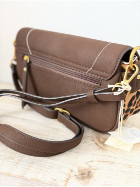 Sac "Galopin" en synthétique et cuir