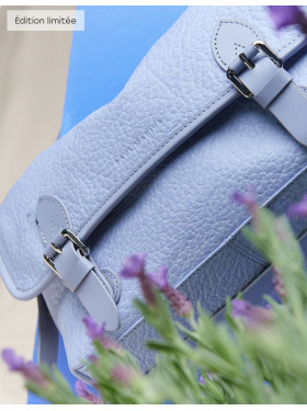 Sac cuir "Loulou lavande" de la collection PAUL MARIUS