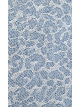 Sac toile et cuir "Loulou Denim leopard" de la collection PAUL MARIUS