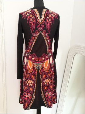 Robe en maille «  Beyonce rouge » de la collection René Derhy