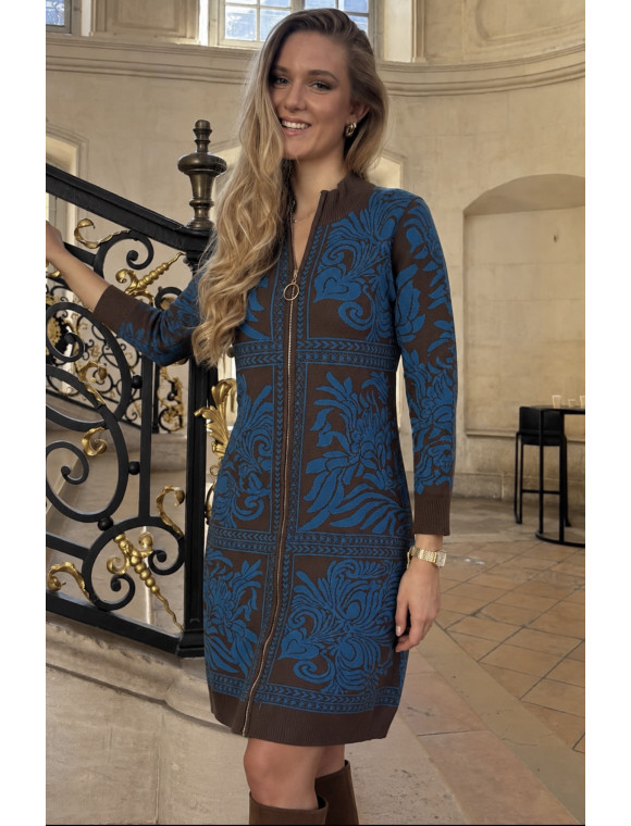 Robe en maille « Bertille » de la collection René Derhy