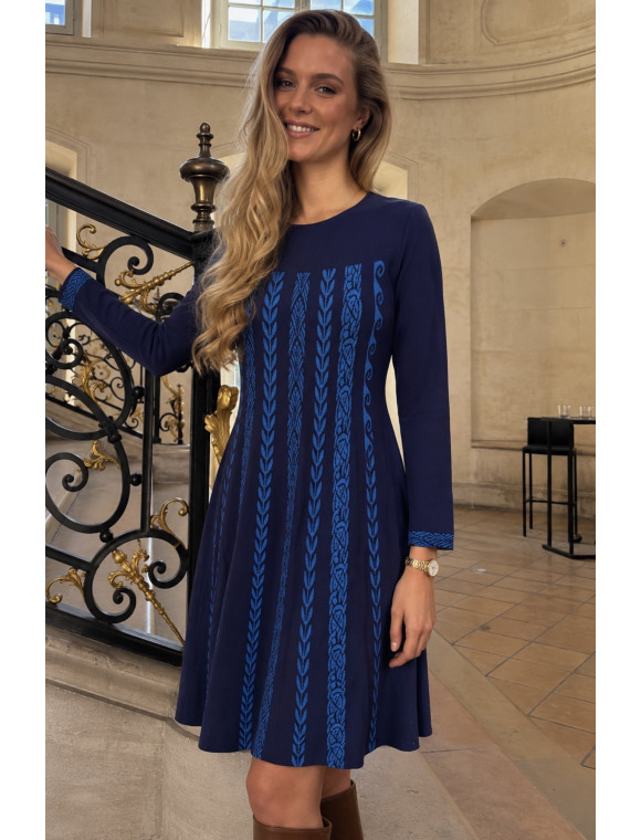 Robe en maille « Barbara » de la collection René Derhy