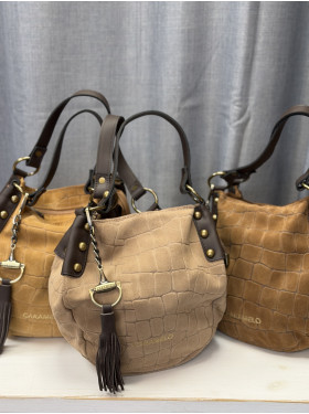 Sac cuir "Balto" de la collection Caramelo