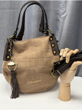 Sac cuir "Balto" de la collection Caramelo