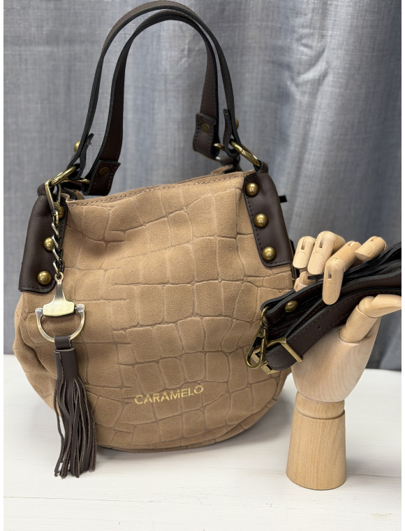 Sac cuir "Balto" de la collection Caramelo