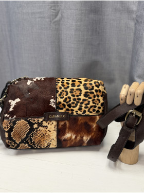 Sac cuir "Mouna" de la collection Caramelo