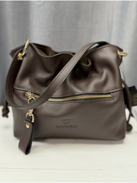 Sac cuir "Prague" de la collection Caramelo