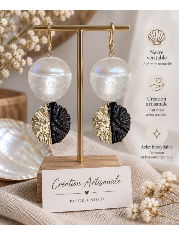 Boucles d’oreilles « Mexico » Collection de L'Atelier Valbelcréation