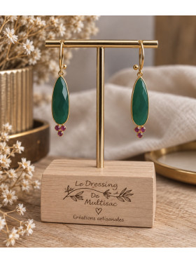 Boucles d’oreilles « Capri » de la collection Atelier Valbelcreation