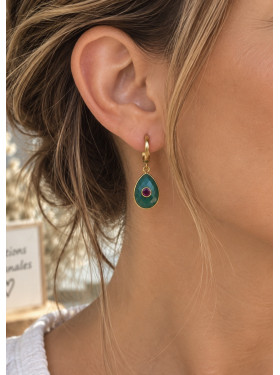 Boucles d’oreilles « Isa » de la collection Atelier Valbelcreation