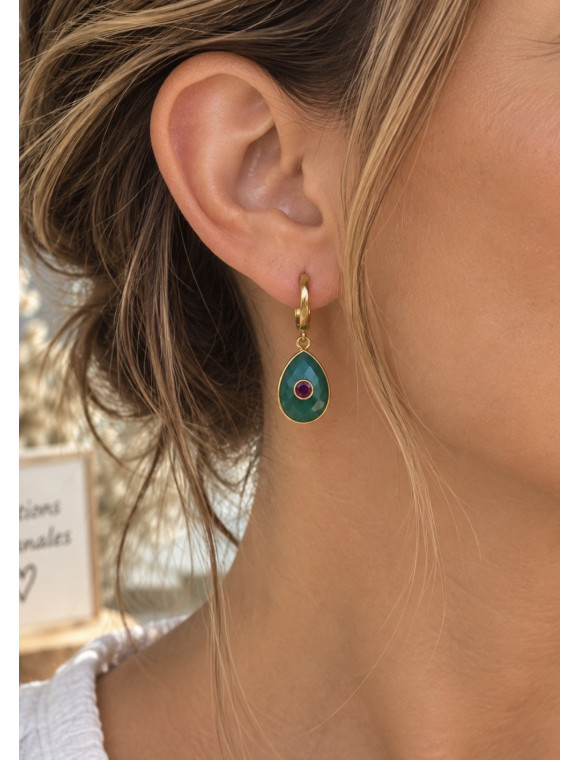 Boucles d’oreilles « Isa » de la collection Atelier Valbelcreation
