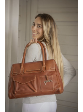 Sac caba cuir "Maelys" de la collection Pénélope