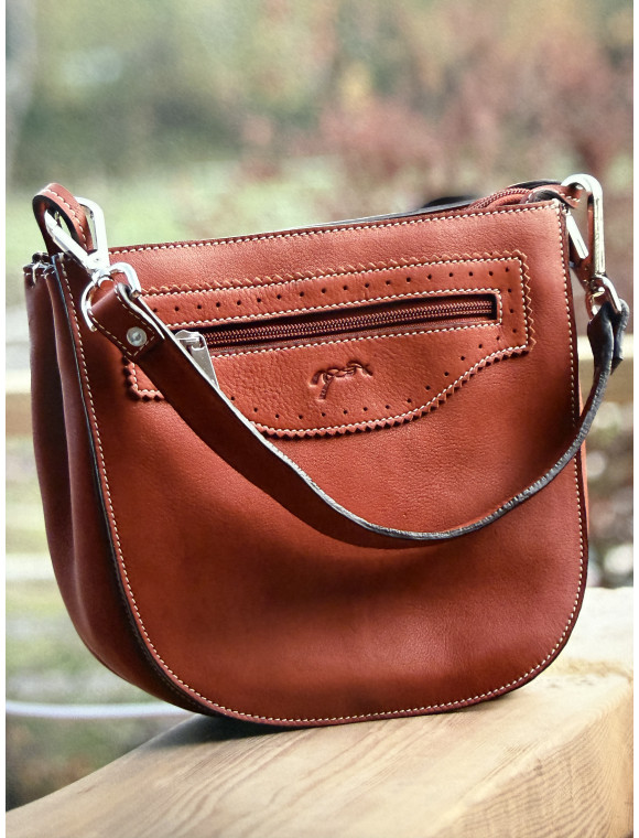 Sac cuir "Clémentine" de la collection Pénélope