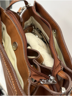 Sac cuir "Clémentine" de la collection Pénélope